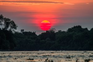 044-Sunset river in Pantanal